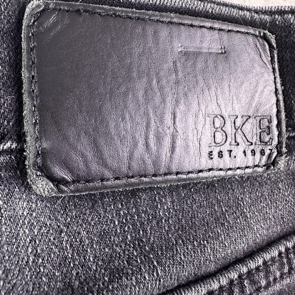 BKE Jake Straight Mens 30x32 Black Denim Jeans Cotton Blend Stretch - Picture 15 of 16